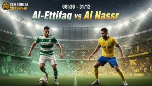 Nhận định bóng đá Al‑Ettifaq vs Al Nassr, 00h30 ngày 31/12
