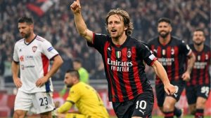 AC Milan thắng tối thiểu Cagliari 1-0 nhờ sự tỏa sáng của lão tướng Luka Modric